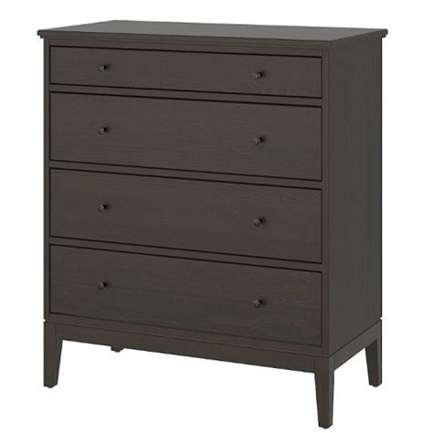 Idanas ikea dresser 4 drawer - A classic larger-sized chest of drawers in solid wood, with a traditional look and modern function. Quiet, smooth-running drawers make it easy to organize your things. Psst! Please attach to the wall. Article Number 003.185.98. Product details. 